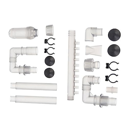 1 Set Plumbing Fittings Fish Tank Tube Aquarium Water Tube External Water Case Water Tubing Aquarium Overflow Kit Water Supply Abs Wave