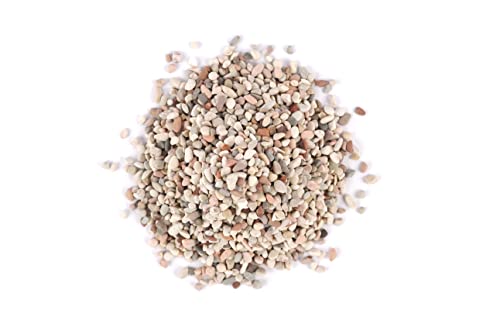 Betanu Aquarium Sand Light Natural Gravel 3-5mm 2L Aquascaping | Bright substrate for aquascaping and planted nano - size: M,2Lx1pk