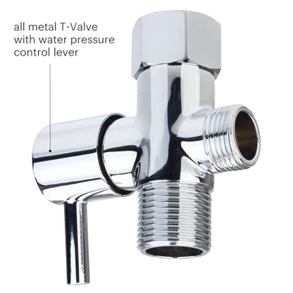 Brondell Hand Held Bidet Sprayer for Toilet: Brondell CleanSpa Advanced Bidet Attachment, Precision Pressure Control Jet Spray, Ergonomic Handheld Bidet for Toilet, Toilet Water Sprayer & Hose Set