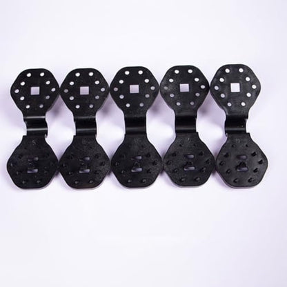 Ciieeo 100pcs Sunshade Clips and Reusable Mesh Buckles for Garden Greenhouse, round Tarp Clips with Strong Grip, Outdoor Shade Cloth Clamps for Backyard and Farming Structures