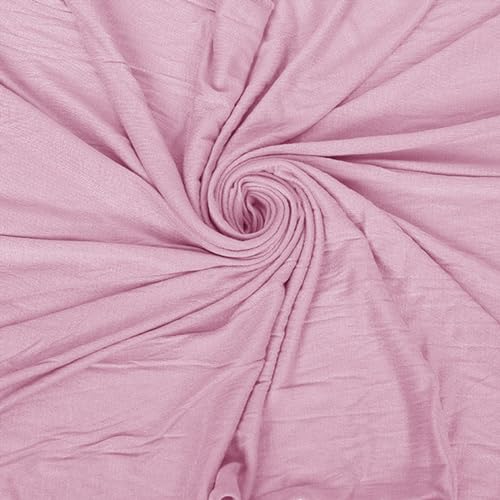 Hijab Scarf for Women Soft Cotton Muslim Jersey Hijab Head Wrap Scarves Fashion Long Scarf Shawls - color: Pink