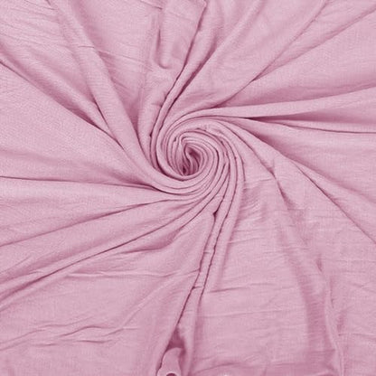 Hijab Scarf for Women Soft Cotton Muslim Jersey Hijab Head Wrap Scarves Fashion Long Scarf Shawls - color: Pink
