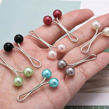 12 Pcs Multicolor Hijab Pins Scarf Pins and Clips Shawl