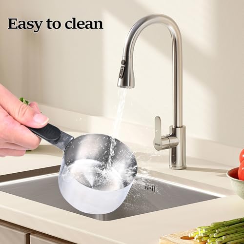 1 Cup Magnetic Grips Stainless Steel Measuring Cup -1PCS - size: 1 cup