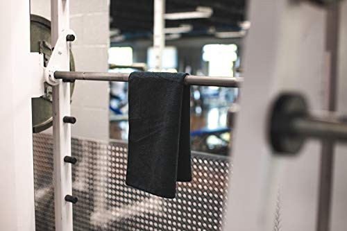 The Rag Company - Sport & Workout Towel - Gym, Exercise, Fitness, Spa, Ultra Soft, Super Absorbent, Fast Drying Premium Microfiber, 320gsm, 16in x 27in, Midnight (3-Pack) - color: Midnight