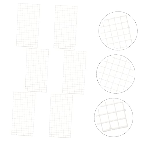 SUPVOX 6Pcs Aquarium Divider Durable Fish Tank Isolation Board Easy Install Mesh Separator for Breeding Fish Separation Versatile Splicing Design