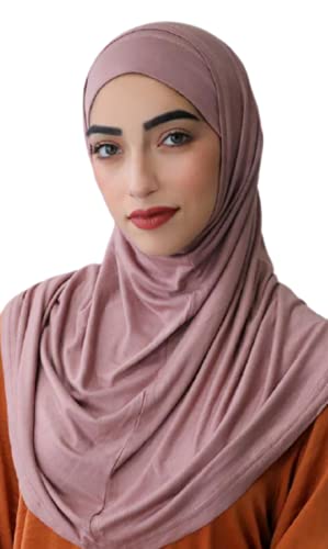 Hijab Al Amira 2 pcs - Al Amira 2 pcs Hijab Underscarf, Bandana - Hijab Accessories - color: Dusty Rose