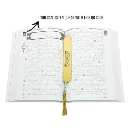 Shaded Quran Text with Full Tracing &Bookmark | Ideal Book for Writing and Learning Quran Text | Tracing Paper Writable Quran | Perfect Ramadan,Eid,Umrah Gift for Muslim Women Men Child(White) - color: White