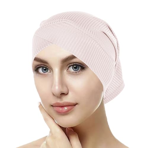 PURFUN 3 Pcs Muslim Inner Hijab Caps Women Solid Color Under Hijab Caps Stretchy Breathable Full Cover Undercap Tube Bonnet - color: Black+white+beige