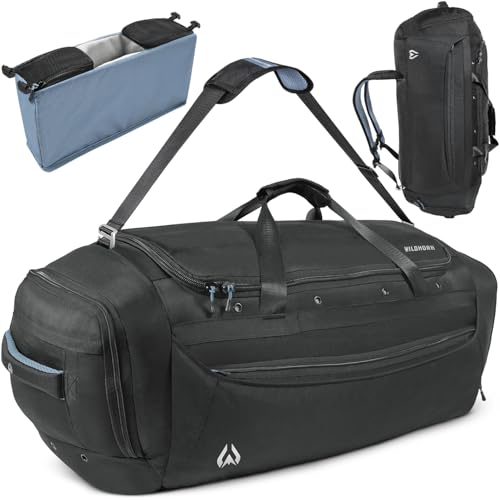 Wildhorn Big Mesa 90L MTB Gear Bag - Lightweight & Waterproof Duffel, Mountain Bike Duffle Bag, Ideal for Gym, Travel, Biking, Motorcycle, and Sports