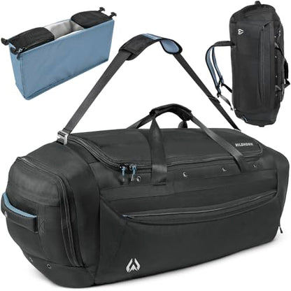 Wildhorn Big Mesa 90L MTB Gear Bag - Lightweight & Waterproof Duffel, Mountain Bike Duffle Bag, Ideal for Gym, Travel, Biking, Motorcycle, and Sports
