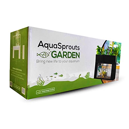 Aquaponics Garden, Self-Sustaining Desktop Aquarium Hydroponics Ecosystem Kit, fits Standard 10 Gallon Aquariums