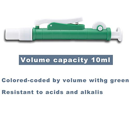 ONiLAB Pipette Pumps,Scientific Pipette Pump 10ml, Green, for Disposable Plastic and Glass Pipettes… | Lightweight Design, Smooth Operation, Plastic And Glass Pipette Compatibility, Precise Liquid Transfer - style: 10ml