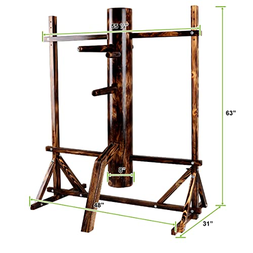 Wood Wing Chun Adjustable Frame Target Training Dummy IP Man Martial Art Kung Fu