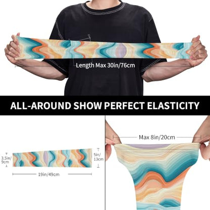 Arm Sleeves Outdoor Garden Sports Cooling Sun Sleeve for Women Men Farm - color: Abstract