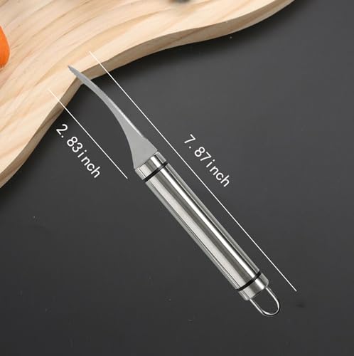 2 PCS Shrimp Deveiner Tool and Shrimp Peeler,Stainless Shrimp Knife ShrimpThread Knife Shrimp Deveining Tool，Easy to Use Shrimp Deveiner
