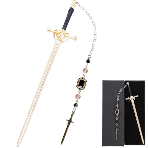 Antique Charms Sword Bookmark - Vintage Swords Metal Book Marks - style: Sword