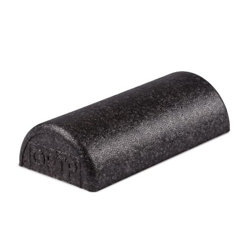 OPTP AXIS Firm Foam Roller, High Density Foam Roller for Physical Therapy, Yoga, Pilates, Fitness Exercise and Sports Training (Black, 12" X 3" Half-Round) - color: Black - 12" X 3" Half-round