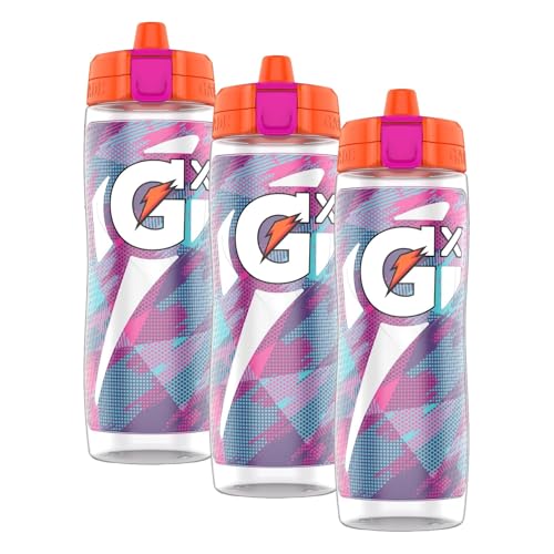 Gatorade Glitched Berry Gx Bottle w/Gx Pods (Pack of 3) - color: Glitch Berry, size: 30 Ounces (Pack of 3)