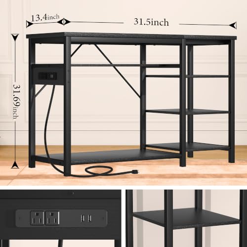 GRLEAF 20-40 Gallon Aquarium Stand: 800LB Capacity, Built-In Power Outlets, 3-Tier Shelves for Fish Tank Accessories Storage, Heavy-Duty Steel/Wood Hybrid for Fish & Reptile Tanks | Excludes Tank - size: 30-40 Gallon