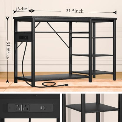 GRLEAF 20-40 Gallon Aquarium Stand: 800LB Capacity, Built-In Power Outlets, 3-Tier Shelves for Fish Tank Accessories Storage, Heavy-Duty Steel/Wood Hybrid for Fish & Reptile Tanks | Excludes Tank - size: 30-40 Gallon