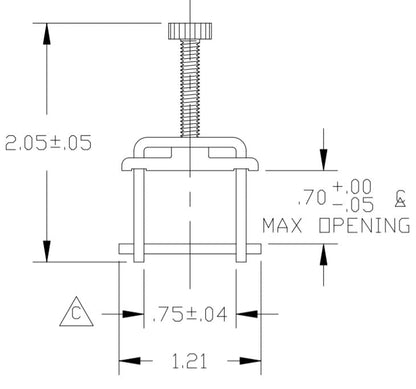 Little Giant C-2-PW Restrictor Tubin Clamp for 1/2" or Smaller Tubing | Reduces water flow for fountains, spitters and hydroponics, made of nickel, Maximum clamp opening = 0.70", 566289