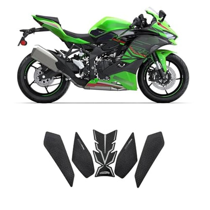 for 2026 2025 2024 2023 ZX4R ZX-4RR zx4rr zx-4r Side Pads Traction Pads Motorcycle new Fuel Tank Traction Side pad Knee pad Decal Protection Sticker 2023 2024 ZX4R ZX-4RR zx4rr Accessories