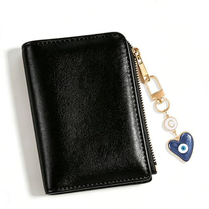 XGALBLA Small Evil Eye Keychains Initial Letter Key Chains for Women Men Car Key Bag Purse Charm- Good Luck Amulet Protection - color: Evil Eye 1-c