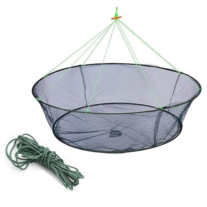 Foldable Fishing Net Hand Casting Cage Crab Net for Fish Shrimp Minnow Crayfish Crab