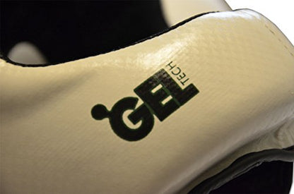 Deluxe Full Face GelTech Sparring Headgear Synthetic Leather for Boxing, Muay Thai, MMA, Kickboxing - size: Small (Youth)