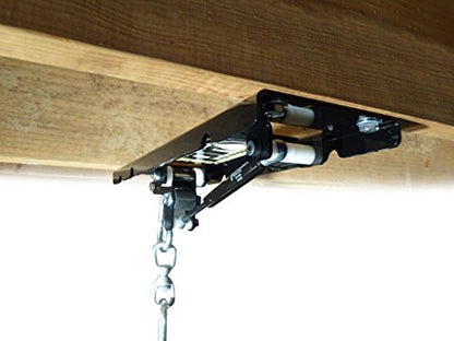 PRO Mountings – Gas Spring Anti Noise and Vibration Ceiling Mount for 110 lb Punching Bags (CM-110) | Fast DIY Easy Installation on Joists, Drywall, Concrete and Unistrut | Quiet Gas Springs
