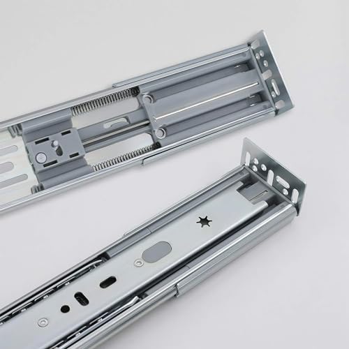 LONTAN Rear Mounting Brackets for 1.77 Inch 45mm Drawer Slides (10 Pairs) | Zinc Plated Cold Rolled Steel Heavy Duty; Face Frame Cabinet Socket; 2.75 Inch Depth Extension; Easy Screw On Replacement - color: Silver, size: 1.77 Inch - Mounting Bracket