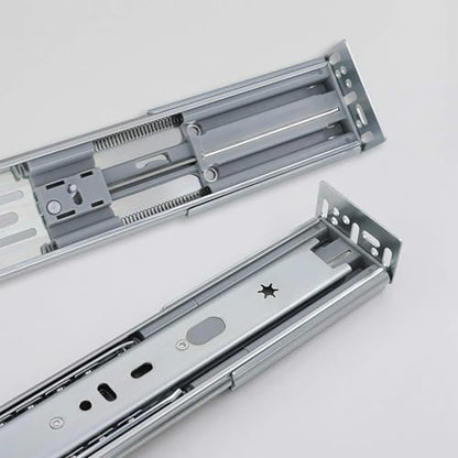 LONTAN Rear Mounting Brackets for 1.77 Inch 45mm Drawer Slides (10 Pairs) | Zinc Plated Cold Rolled Steel Heavy Duty; Face Frame Cabinet Socket; 2.75 Inch Depth Extension; Easy Screw On Replacement - color: Silver, size: 1.77 Inch - Mounting Bracket
