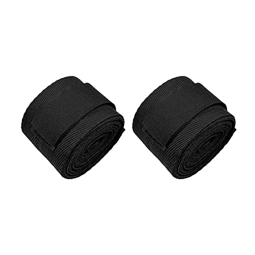 Boxing Hand Wraps Perfect Elastic Stretch Inner Boxing Gloves for Men & Women Boxing Handwraps Bandages Hand Protection Martial Arts Fighting Muay Thai Sanda for Men & Women (Pair) - color: Black