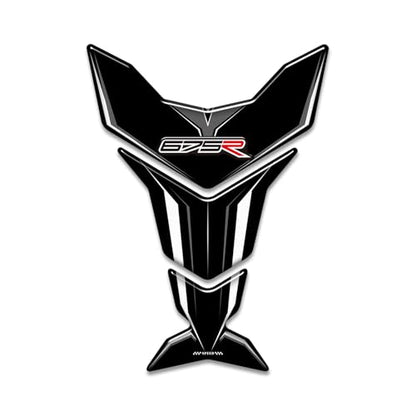 Motorcycle 3D Tank Pad Compatible with Triumph Street Triple Daytona 675 765R RS Stickers Gas Kit Knee Fish Bone Tank Pad Decals Fit for 675 765 R RS Stickers Decals Tank Protection Waterproof (A-22) - color: A-22