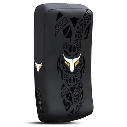 Mytra Fusion Muay Thai Pads Curved Kick pad MMA, Kickboxing, Martial Arts, Karate Punching Thai Pads X 1 Unit Single