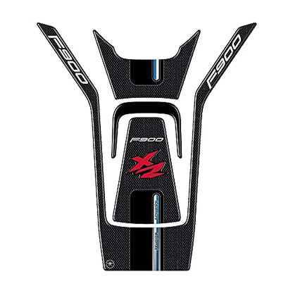 labelbike 3D Sticker Motorcycle Tank Pad Compatible with BMW | F900XR, Resin Protection, Anti-scratch, Decoration