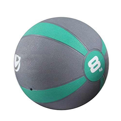 Medicine Balls Rubber Medicine Ball, Aerobic Core Training Elastic Fitness Ball, 1KG/2KG/3KG/4KG/5KG/6KG/7KG/8KG/9KG/10KG (Size : 8kg/17.6LB) - size: 8kg/17.6LB