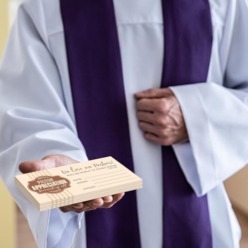 Woanger 500 Count Offering Envelopes Pastor Appreciation Cards for Bill Size Checks and Cash Tithes and Offering - style: Pastor