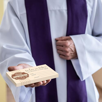 Woanger 500 Count Offering Envelopes Pastor Appreciation Cards for Bill Size Checks and Cash Tithes and Offering - style: Pastor