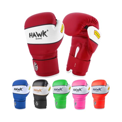Kids Boxing Gloves for Kids Children Youth Punching Bag Kickboxing Muay Thai Mitts MMA Training Sparring Gloves - color: Red, size: 6 oz