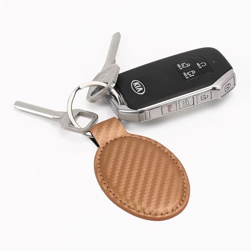LaserGram Oval Keychain, Allah 2, Personalized Engraving Included (Carbon Fiber Bronze) - color: Carbon Fiber Bronze