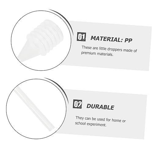 30pcs Liquid Pipettes Spring Droppers for Essential Oils Laboratory Transfer Tools Material for Liquid Measurement for Experiments and Projects