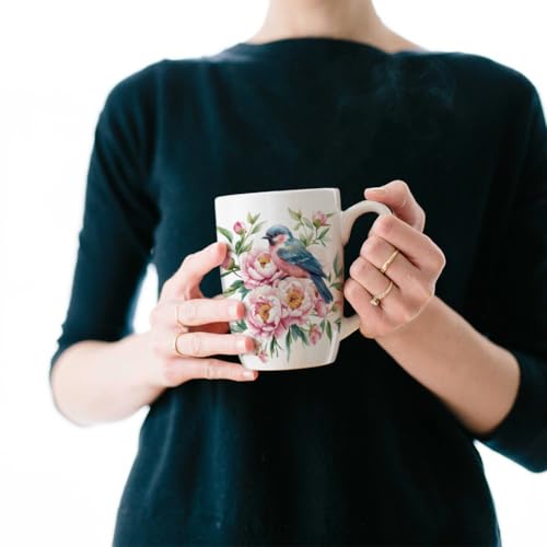 arricraft 10 Pcs Birds and Flowers Theme Cup Printing UV Transfer Papers, 10 Styles Various Birds Roses Tulips UV DTF Cup Wrap Stickers for 16 OZ Glass Cups Crafts 9.5x4.3inch - style: Birds and Flowers Theme