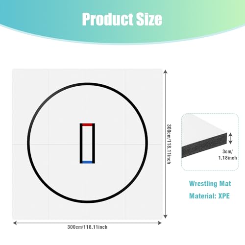 Generic 10x10ft Portable MMA/BJJ/Judo/Gymnastics Training Mat Wushu Judo Mat for Grappling Martial Art Boxing