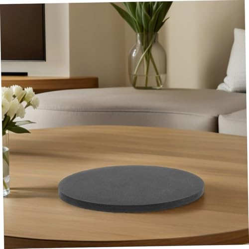 BESPORTBLE Fish Tank Mat Round Pad for Aquarium Non Slip Cushion with Shock Absorption for Stable Micro Landscape Bottles Durable Terrarium Pad for Fish Tank Safety