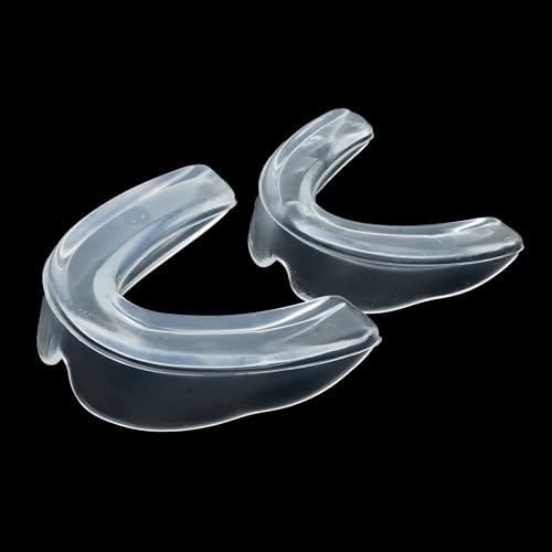 Transparent Mouth Guard for Sports – Custom Fit, Hydra Gel Technology, EVA & Silicone, Lightweight & Durable, Comfort & Protection for Football, Hockey, Lacrosse, Wrestling & More - size: ADULT