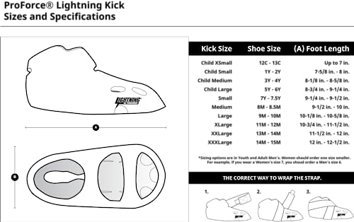 ProForce Lighting 5 Piece Sparring Gear Combo Set with Full Head face mask - color: blue, size: adult small 7-7.5 shoes