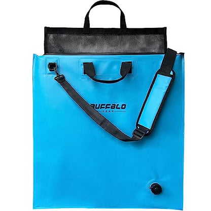 Fish Tournament Weigh in Bag for Bass Fishing, Heavy Duty Fish Bag for Caught Fish Waterproof,Leakproof,Puncture Resistant - color: Blue-24×25in