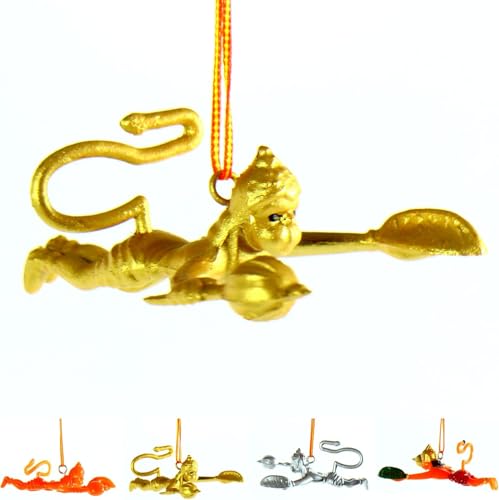 Idol Car Mirror Hanging, Wall and Door Hanging (Pack of 1 (Gold)) - size: Pack of 1 (Gold)